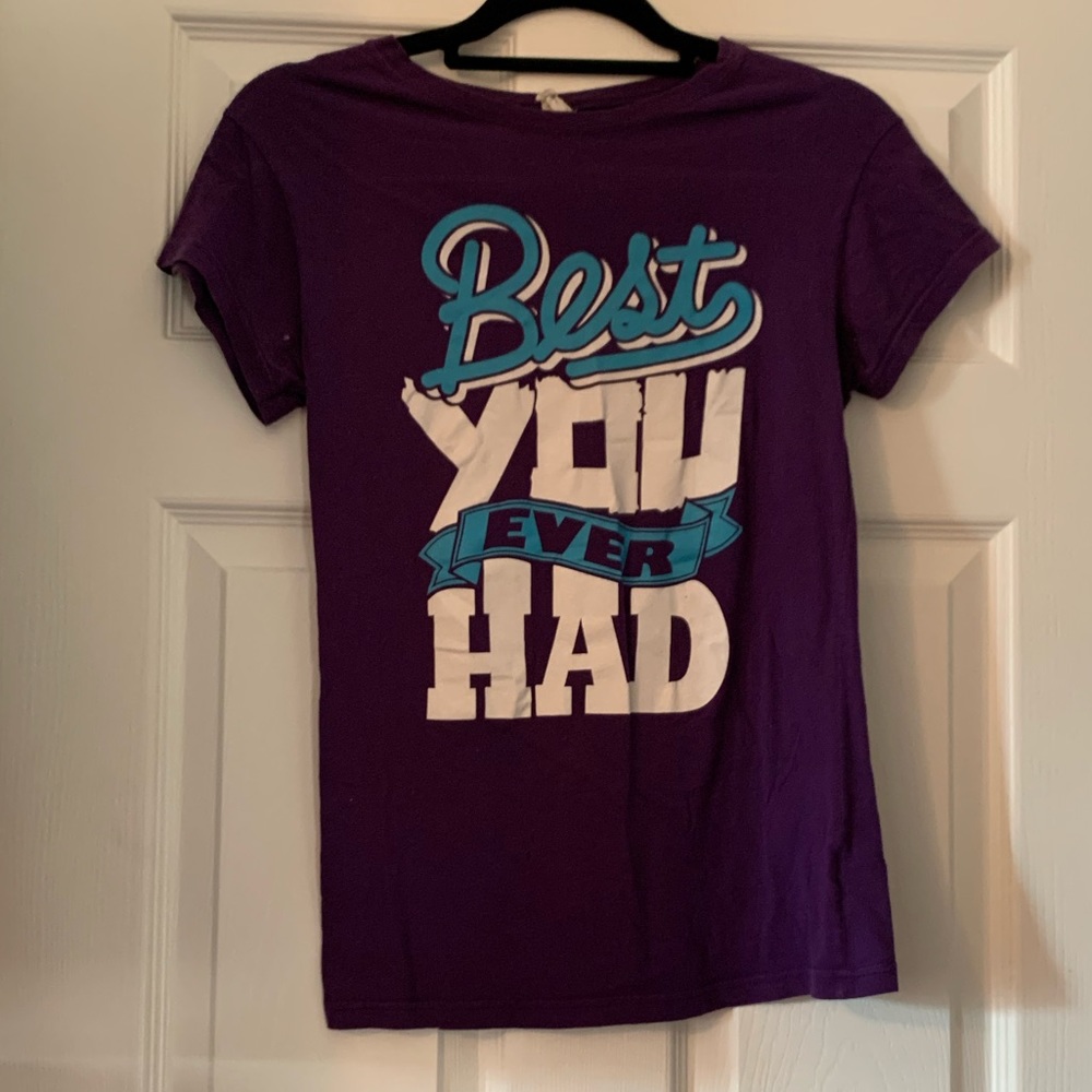 Purple best you ever had top size medium